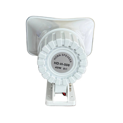 Corneta Blanca Rectangular de Perifoneo con driver 40 W