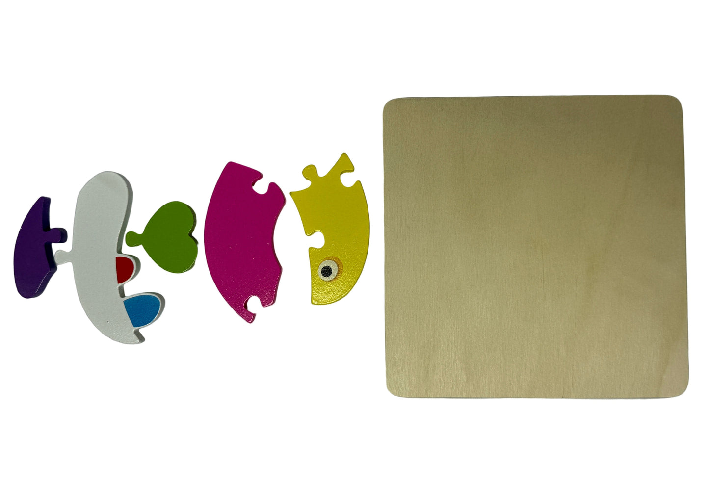 Rompecabezas Infantil diseño Delfin Didactico de Madera