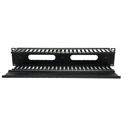 Organizador Separador de Cables 2 UR para uso en rack redes Networking
