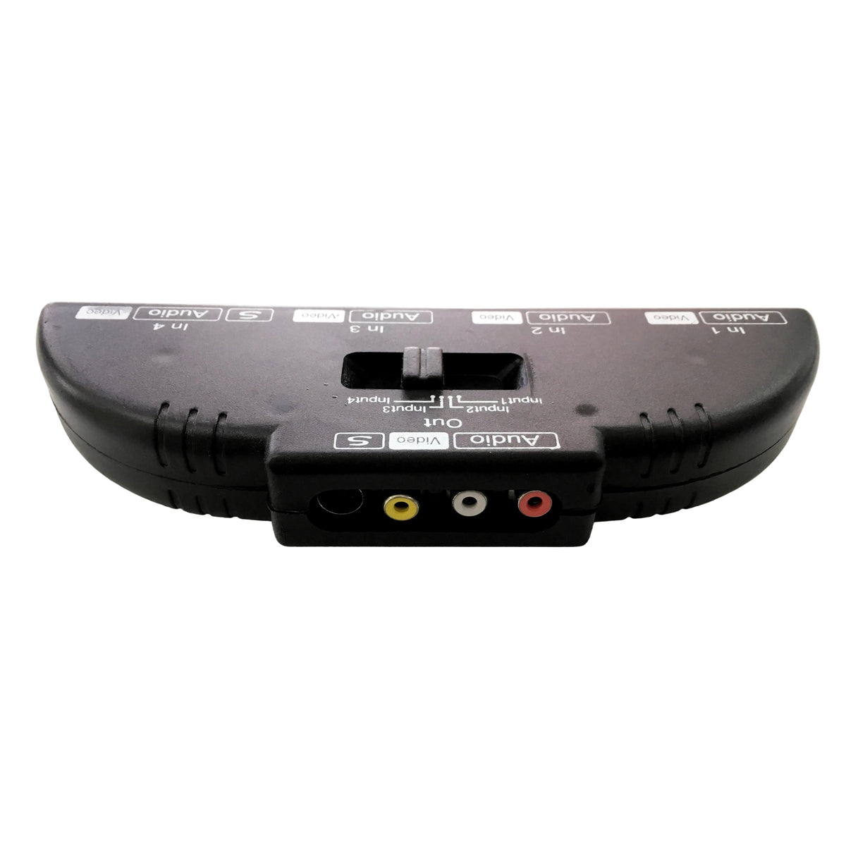 Selector Switch RCA de Audio y Video 4 entradas a 1 salida