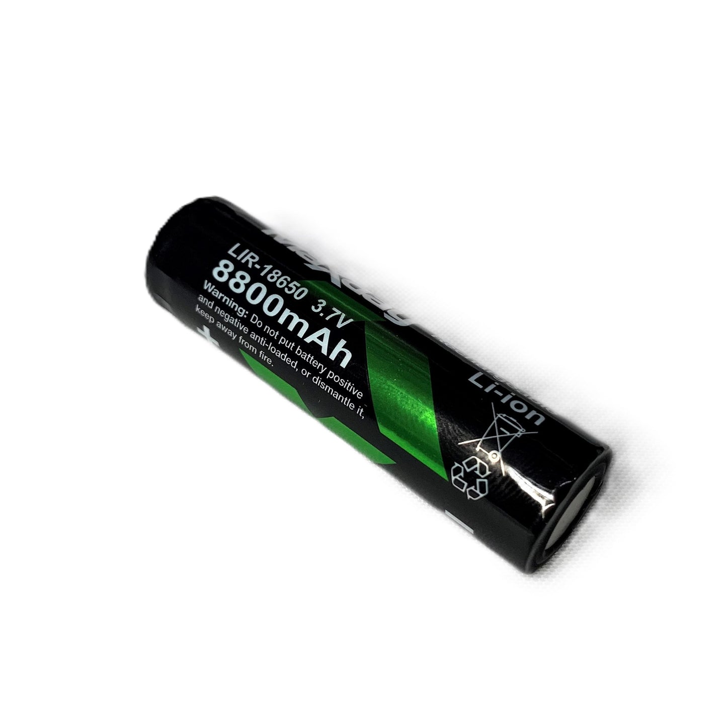 Pila 18650 Recargable Li-ion 3.7 V 8800 mAh marca Maxday