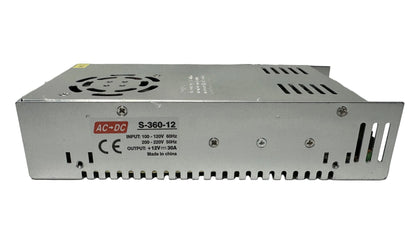 Fuente de Voltaje metalica tipo Switching 12 Voltios 30 Amperios