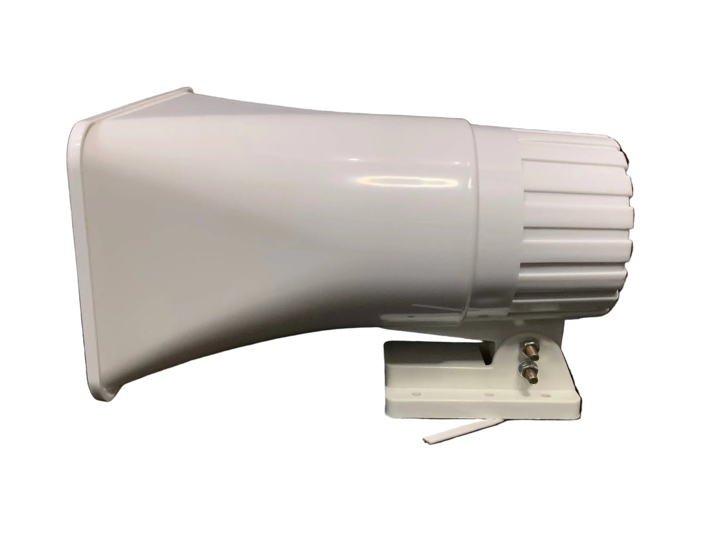Corneta Blanca Rectangular de Perifoneo con driver 40 W