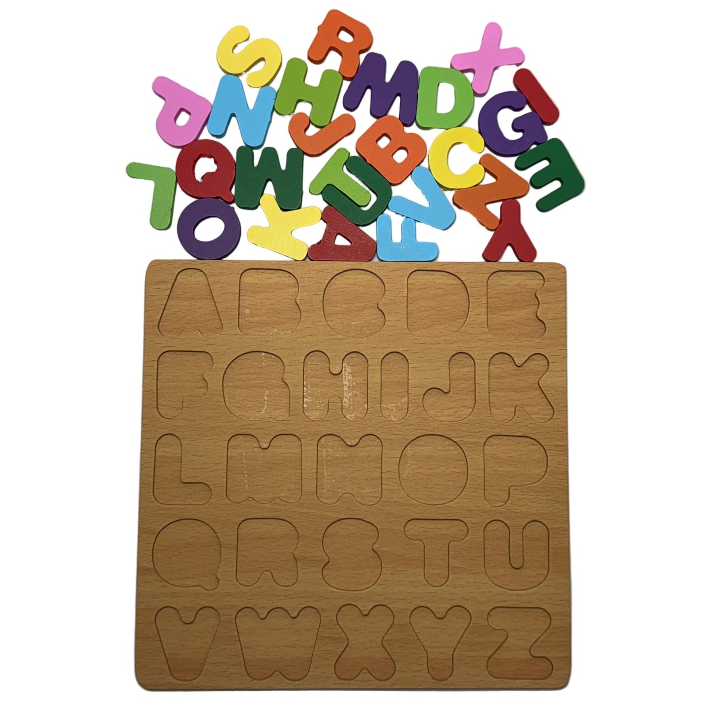 Rompecabezas Infantil Abecedario Didactico de Madera