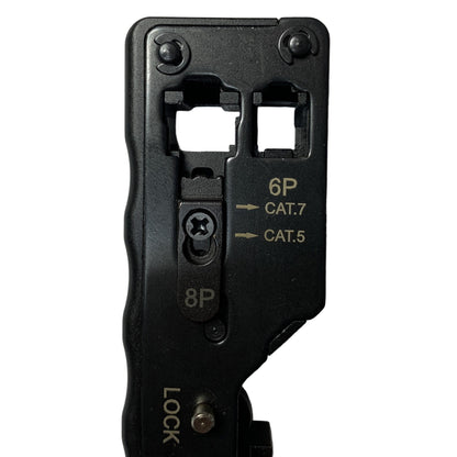 Ponchadora de Redes Categoria 7 Cat 7 para conectores Rj-45 RJ-12