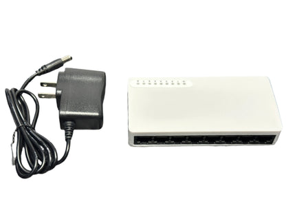 Switch de Redes de 8 puertos 10/100 marca Anera