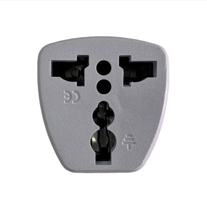 Adaptador Convertidor Enchufe de Redondo tripolar a Plano Bipolar