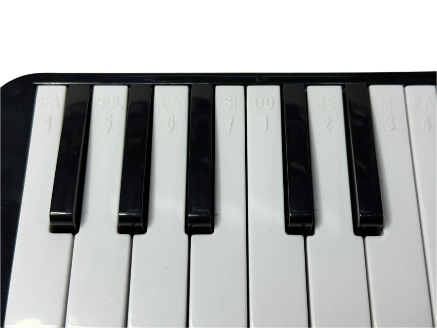 Melodica de 32 teclas color negro con estuche de tela