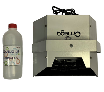 Combo Maquina de Burbujas + 1 Litro de Liquido de Burbujas