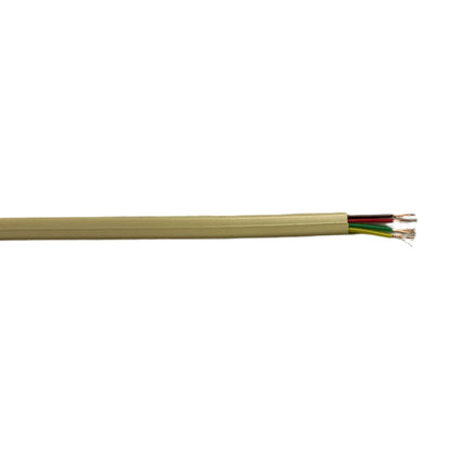 Bobina de cable telefonico plano de 4 hilos 300 metros para interiores