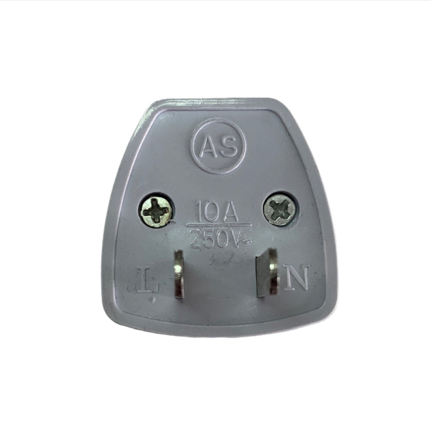 Adaptador Convertidor Enchufe de Redondo tripolar a Plano Bipolar