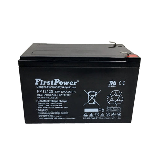 Bateria Seca Recargable 12 V 12 Ah sellada marca First Power