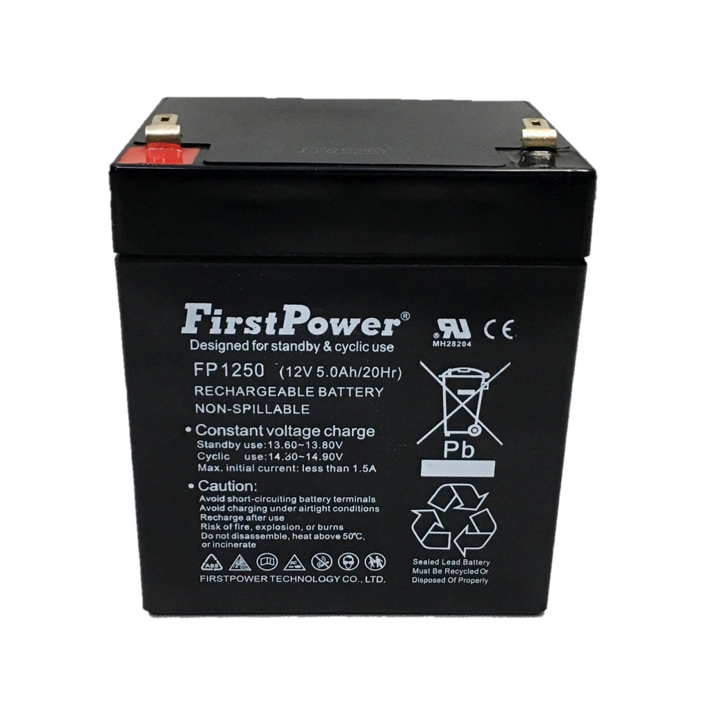Bateria Seca Recargable 12 V 5 Ah sellada marca First Power