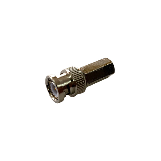 Conector BNC RG-6 enroscable para cable coaxial