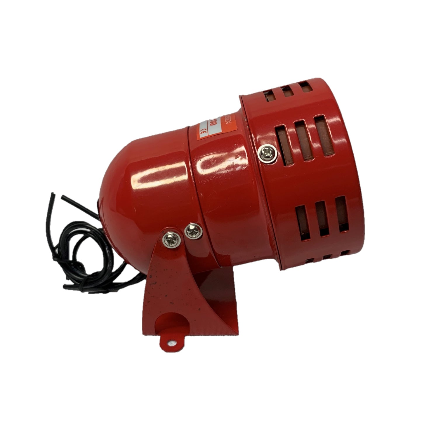 Sirena para Alarma funcionamiento a 12 Vdc Color Roja