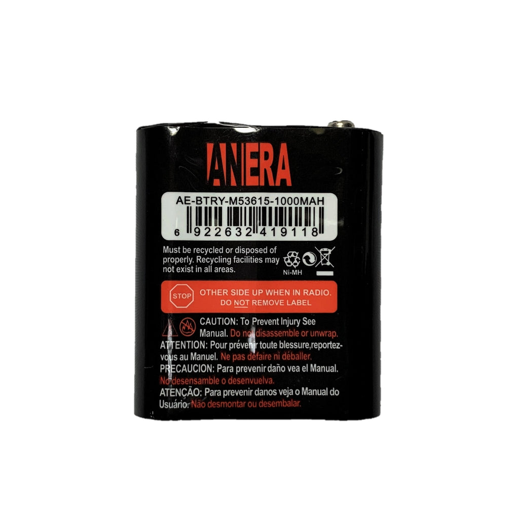 Bateria Recargable para Radio Motorola 3.6 V 1000 mAh 3 AA
