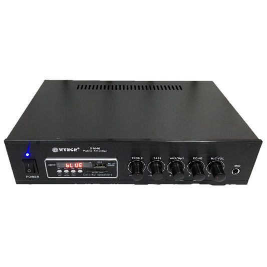 Amplificador de Sonido Ambiental con Bluetooth Radio FM y USB 75 Watts