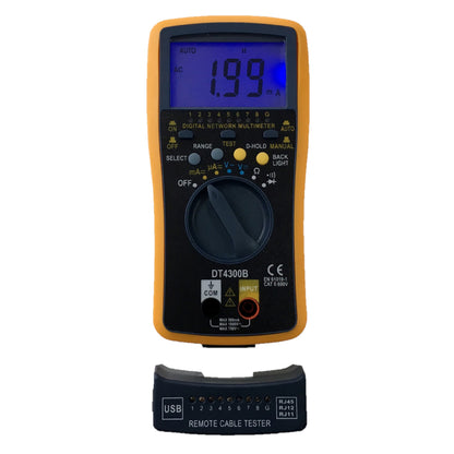 Multimetro Digital Autorango con Lan Tester Probador Redes