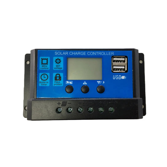 Controlador de Carga Solar PWM de 10 A para panel solar