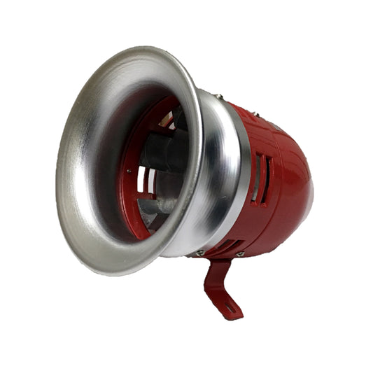 Sirena grande 110 Vac metalica color rojo