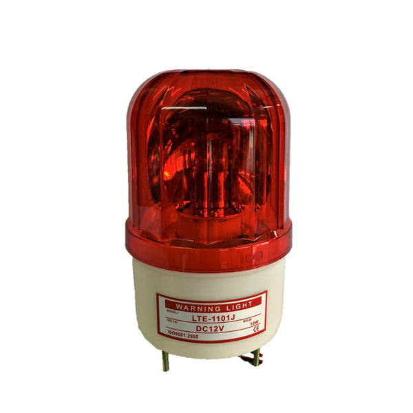Luz Intermitente Baliza Licuadora con Sirena de Advertencia 12 V color rojo