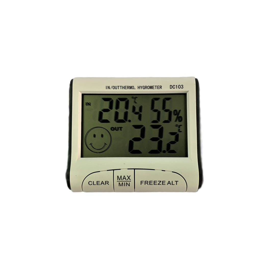 Higrometro Termometro ambiental digital medidor de temperatura y humed –  Electronica Cecomin