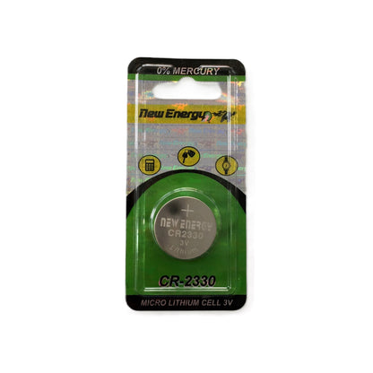 Pila tipo moneda o boton CR2330 marca New Energy