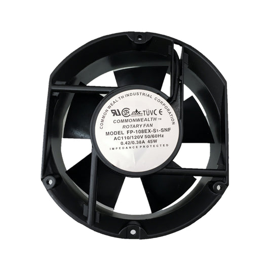 Ventilador semi circular 110 Vac 45 W de 17.2 cm de diametro