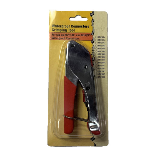 Pinza Remachadora para conector coaxial a prueba de agua