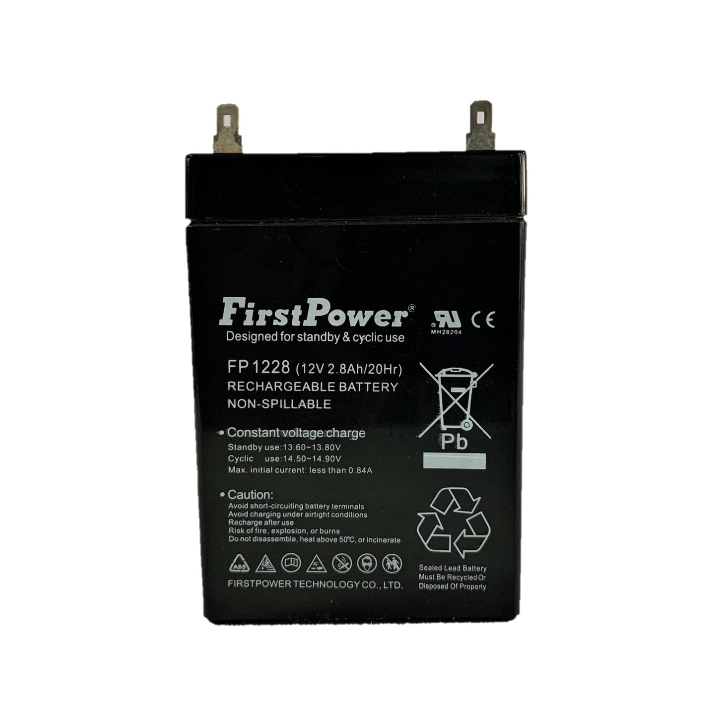 Bateria Seca Recargable 12 V 2.8 Ah sellada marca First Power