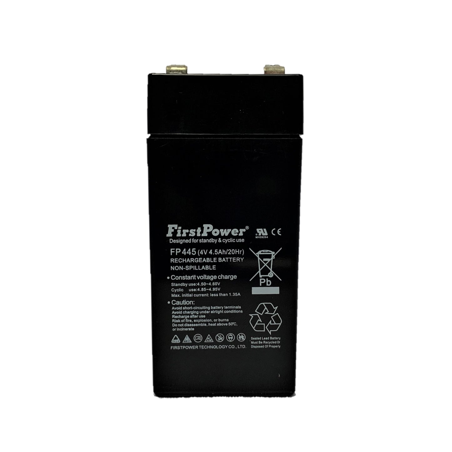 Bateria Seca Recargable 4 V 4.5 Ah sellada marca First Power