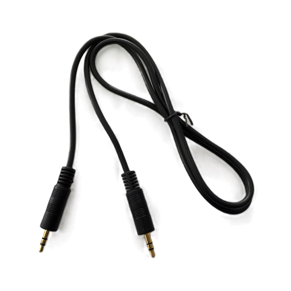 Cable de audio auxiliar de 2 conectores 3.5 mm estereo 90 cm