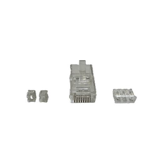Conector RJ-45 categoria 6A plastico 10 unidades marca Powest