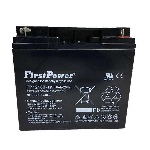 Bateria Seca Recargable 12 V 18 Ah sellada marca First Power