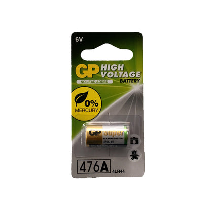 Pila Alcalina modelo 4LR44 o 476A o A544 de 6 Vdc marca GP