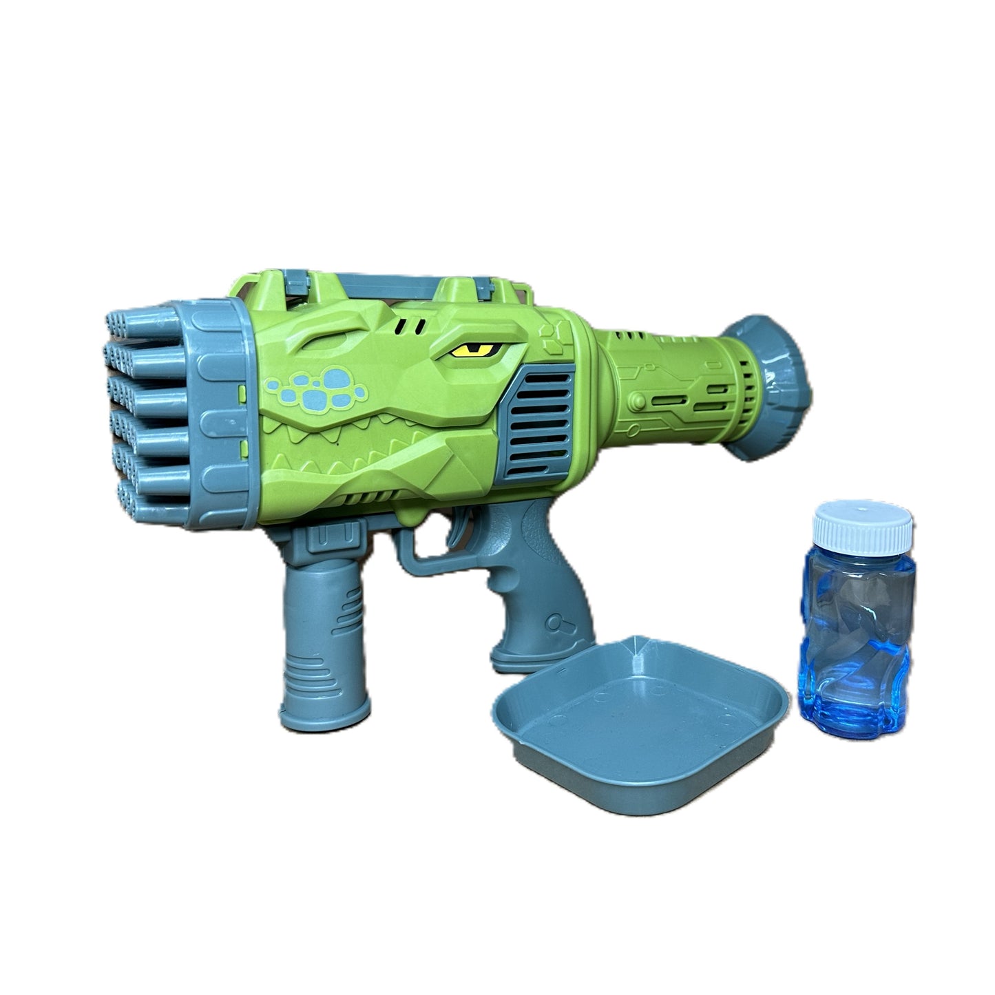 Pistola de burbujas diseño de Dinosaurio Bazooka Juguete infantil