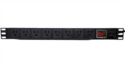PDU Regleta Electrica Multitoma Horizontal 8 Tomas para Rack