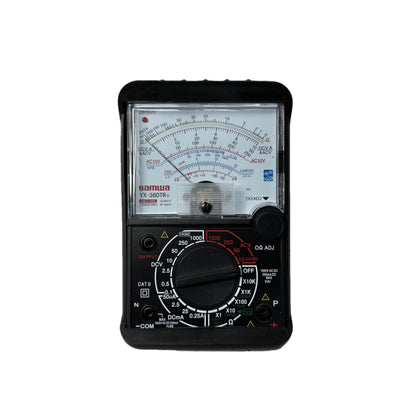 Multimetro Analogo Voltaje DC AC Resistencia Corriente DC y Pito de Continuidad