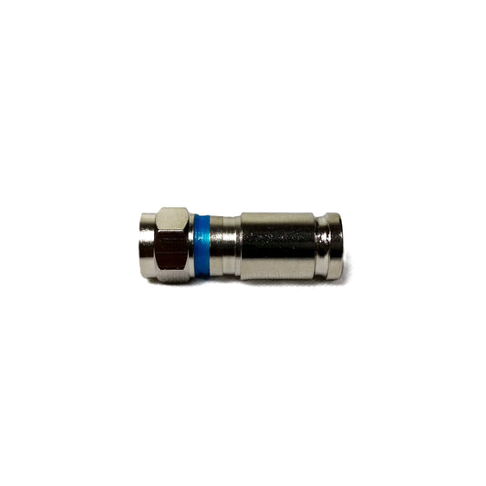 Conector Coaxial RG-6 de presion a prueba de agua 100 unidades