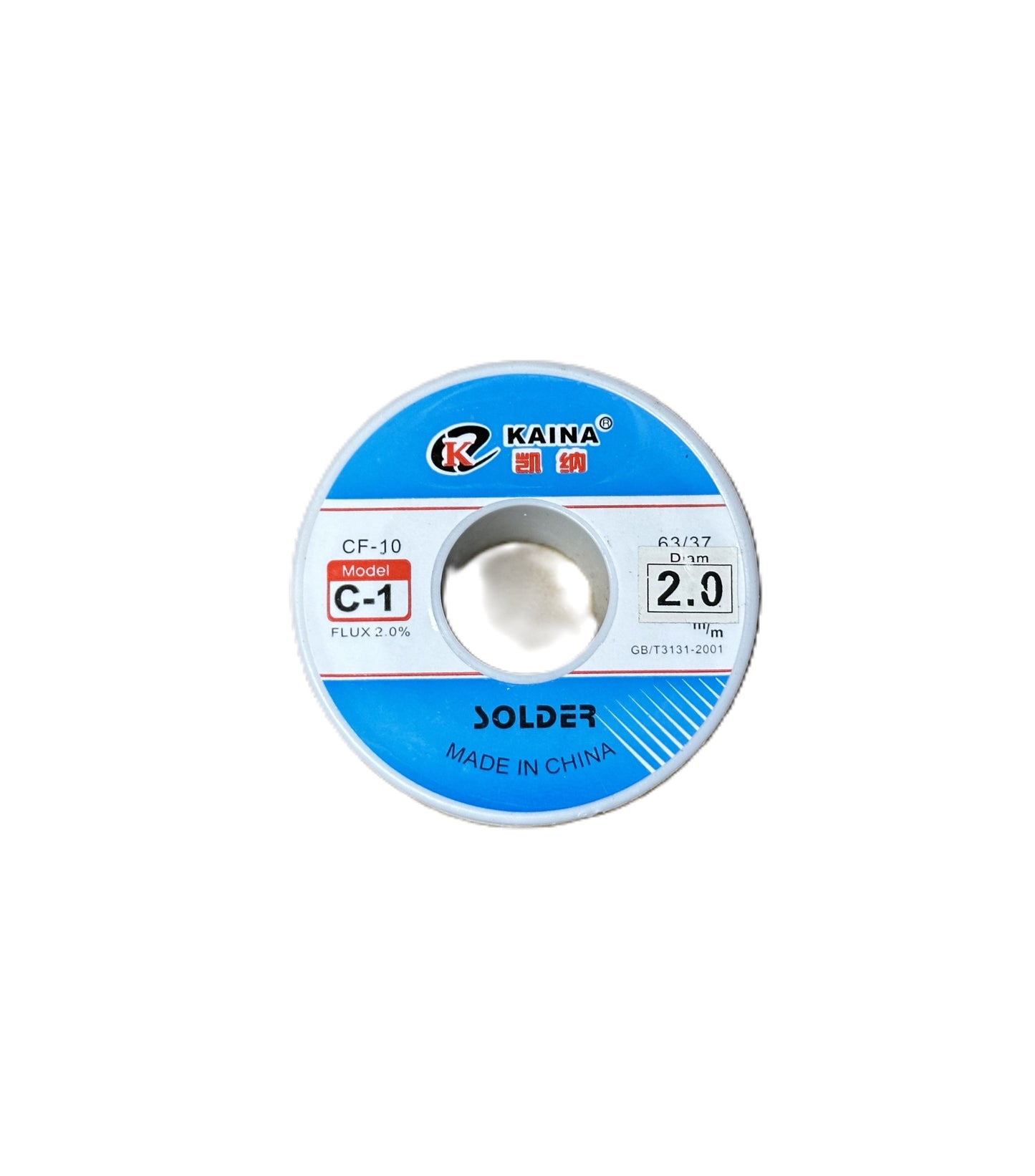 Rollo de Estaño Profesional grueso 2 mm de Diametro 100 gr marca Kaina
