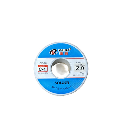 Rollo de Estaño Profesional grueso 2 mm de Diametro 100 gr marca Kaina