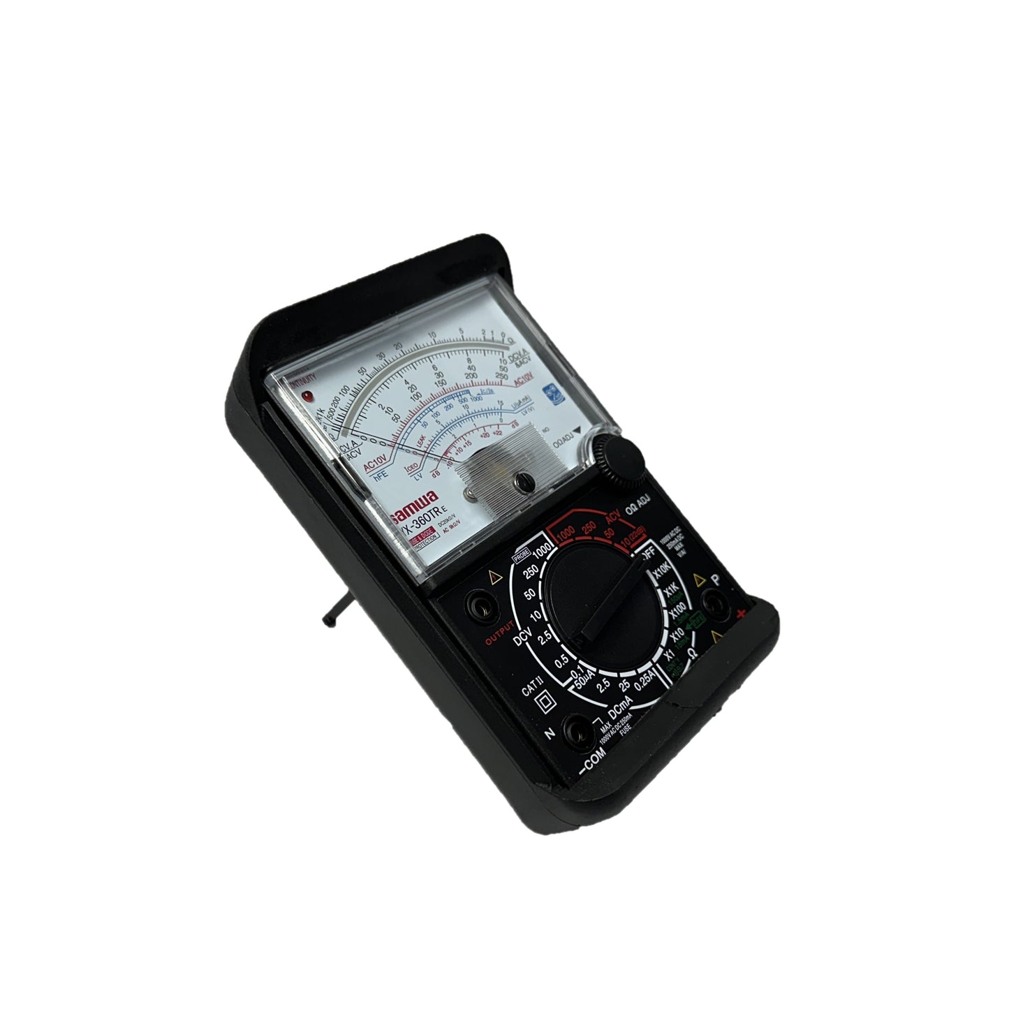 Multimetro Analogo Voltaje DC AC Resistencia Corriente DC y Pito de Continuidad