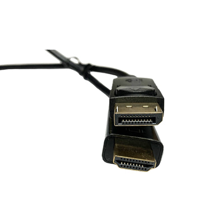 Cable convertidor de Display Port a HDMI 1.8 metros de longitud