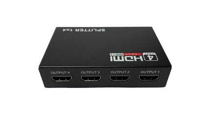 Splitter Multiplicador HDMI de 1 entrada a 4 salidas