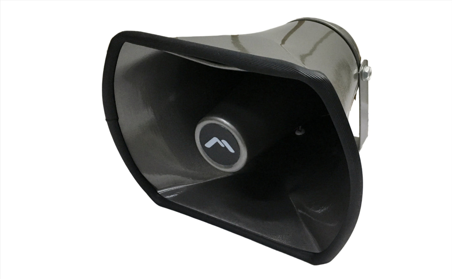 Combo Amplificador de Perifoneo 30 W Radio FM Bluetooth y USB + Corneta de Perifoneo Rectangular