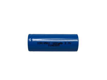Pila 18500 Recargable Terminales Planos 3.7 V 1600 mAh