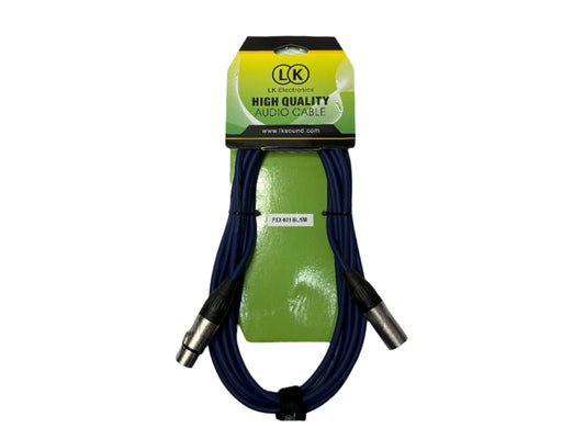 Cable de Audio Canon conectores XLR macho hembra 5 metros