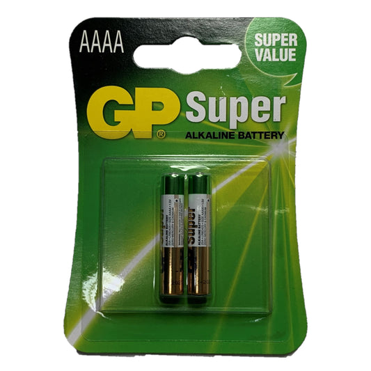 Pila Alcalina tamaño AAAA 4A blister de 2 unidades marca GP