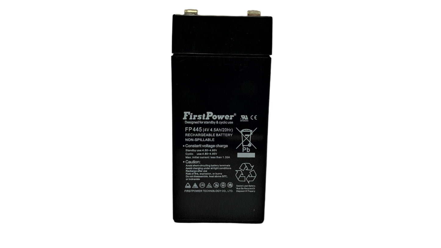 Bateria Seca Recargable 4 V 4.5 Ah sellada marca First Power