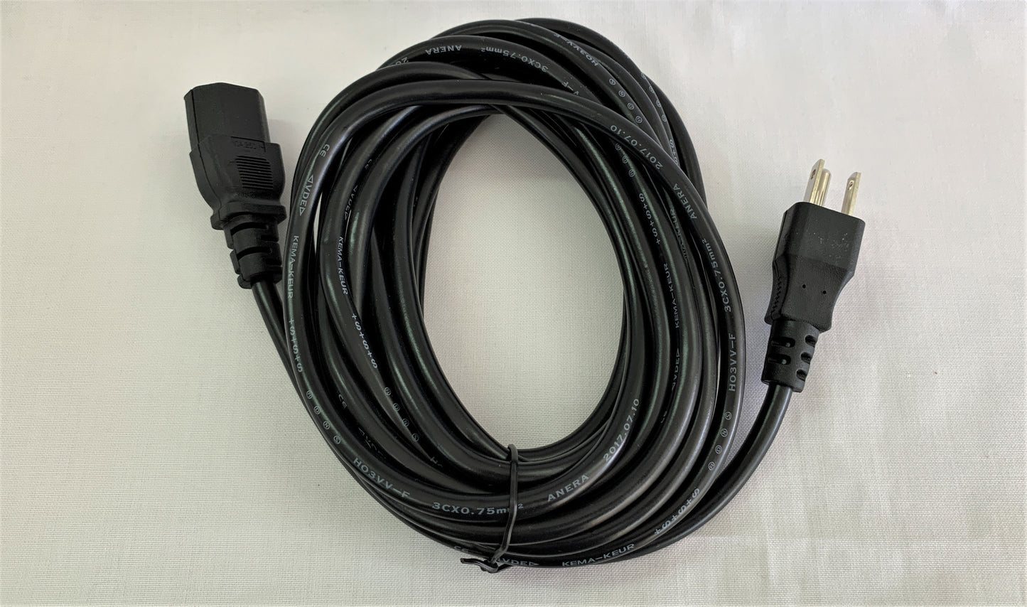 Cable de Energia o de Poder 5 metros IEC320C13 laptop, PC, TV, monitor